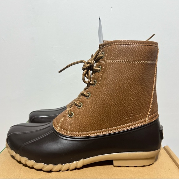 JBU Men’s Maine Waterproof Fall Duck Boot Tan NEW NIB - Picture 3 of 5